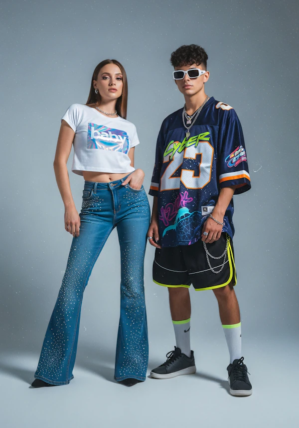Stylish Duo Portrait