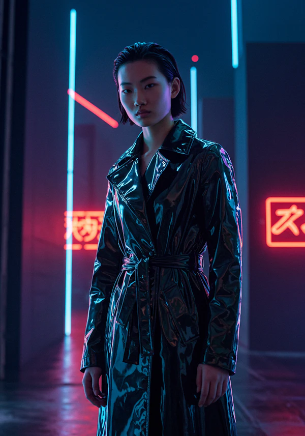 Cyberpunk Neon Portrait