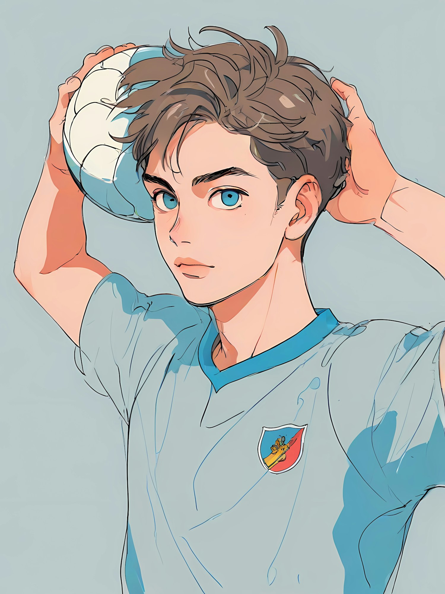 Soccer Player Illustration