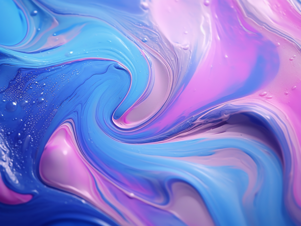 Luminous Liquid Swirl