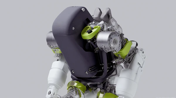 Humanoid Robot Close-Up
