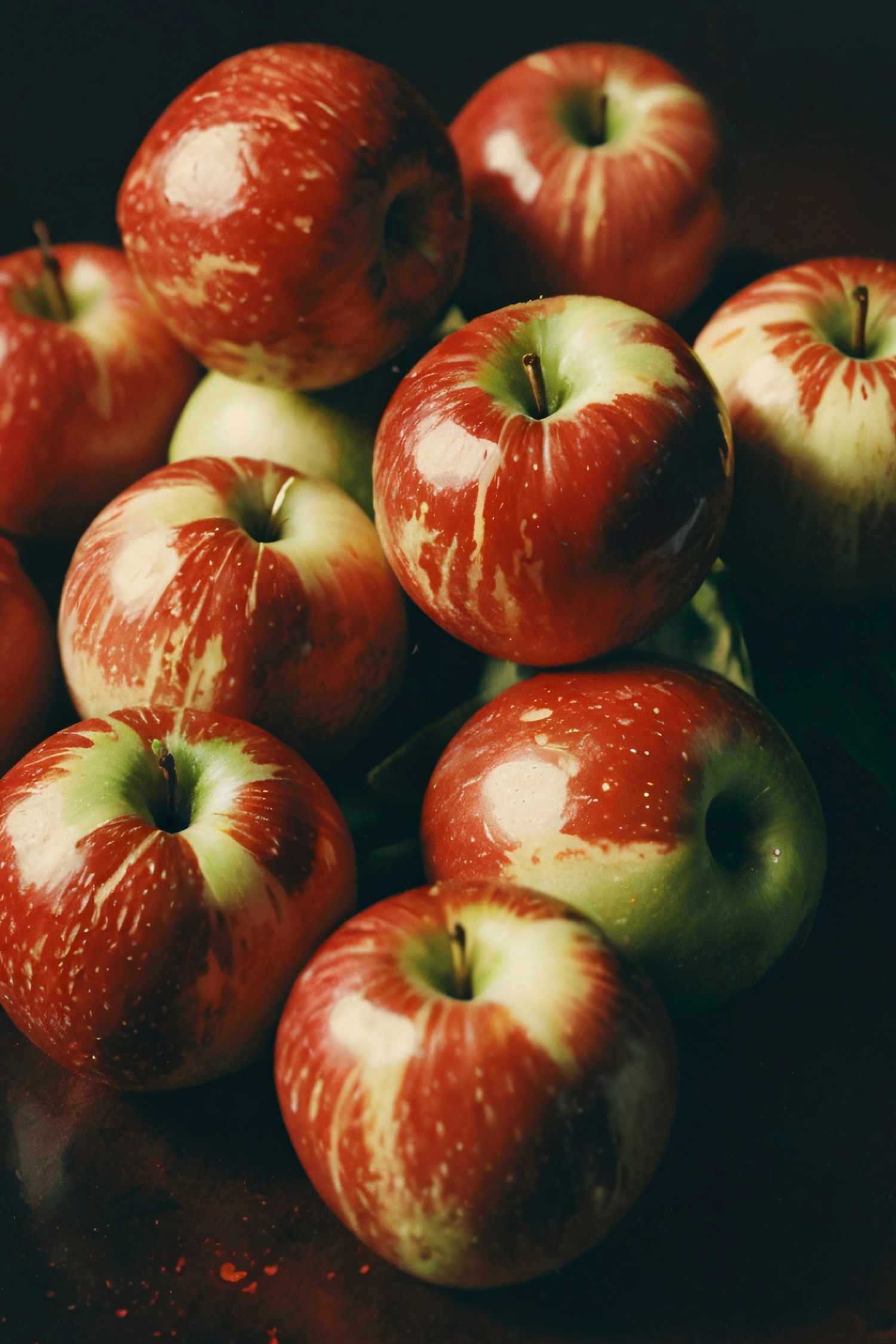 Cluster of Fresh Apples