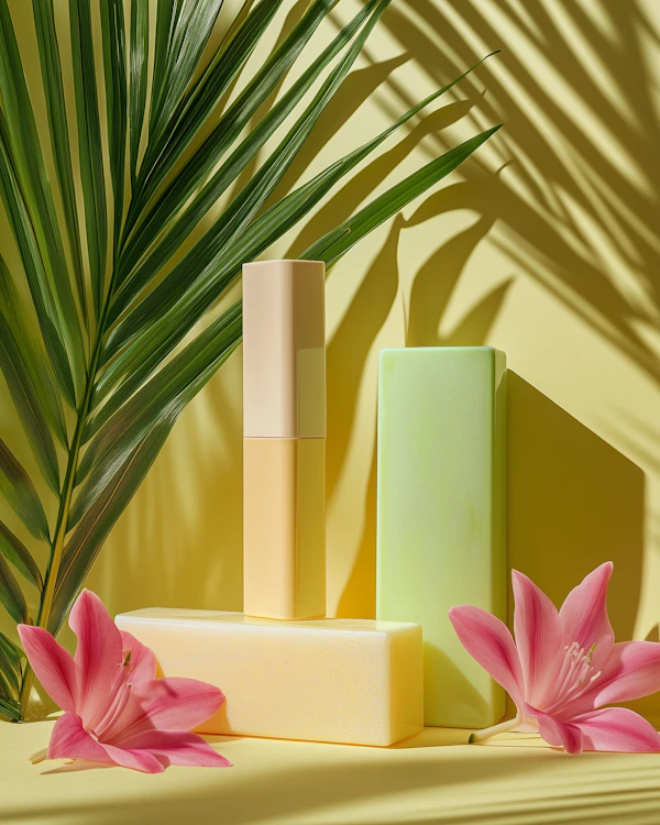 Pastel Beauty Composition