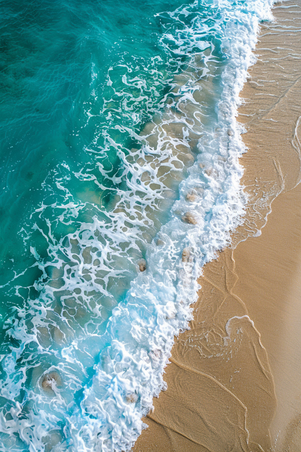 Aerial Beach Serenity