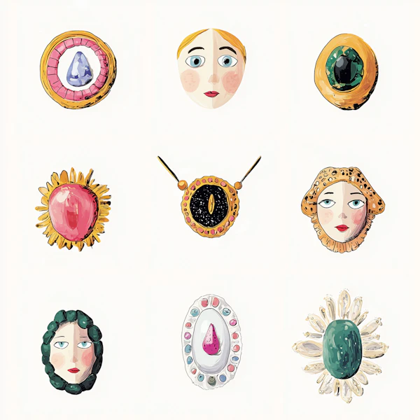 Artistic Jewelry Grid