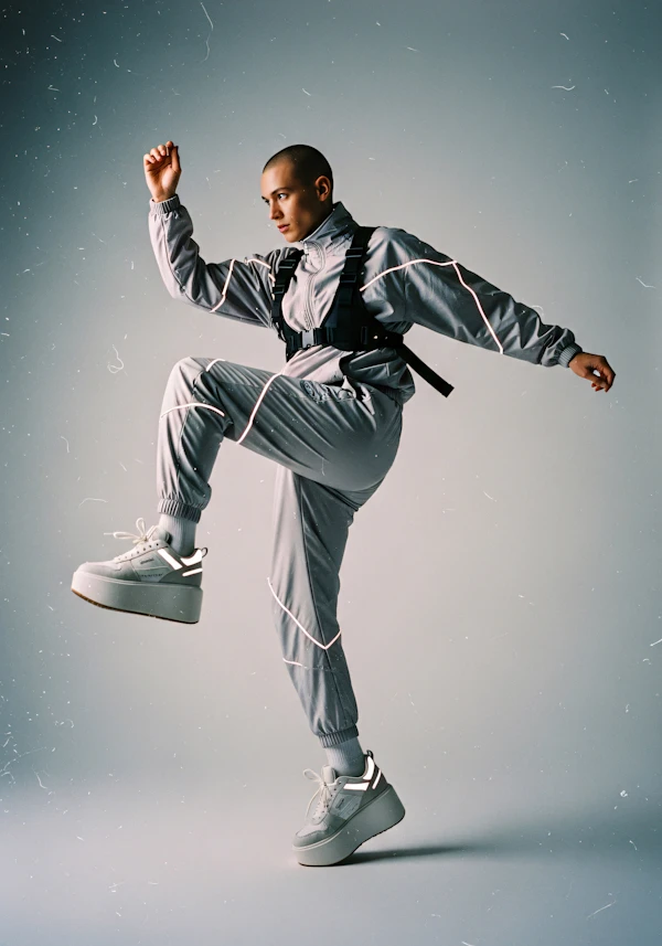 Futuristic Motion Pose