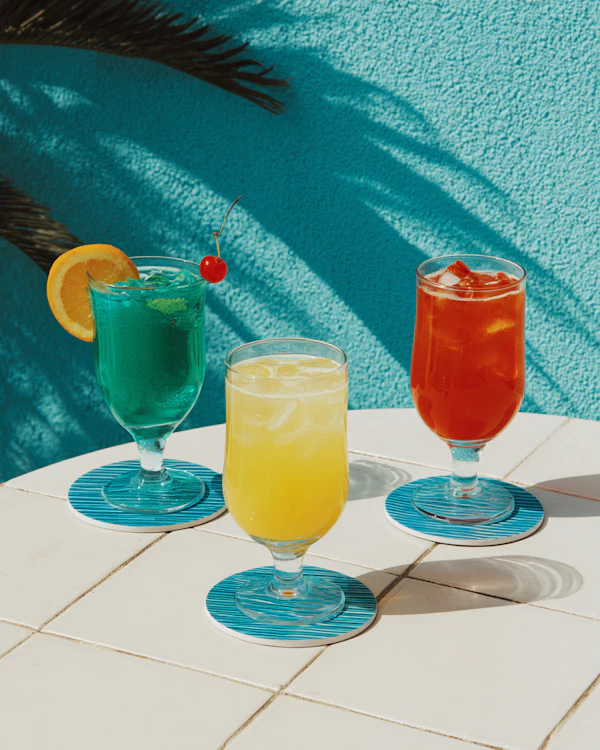 Tropical Beverages Display