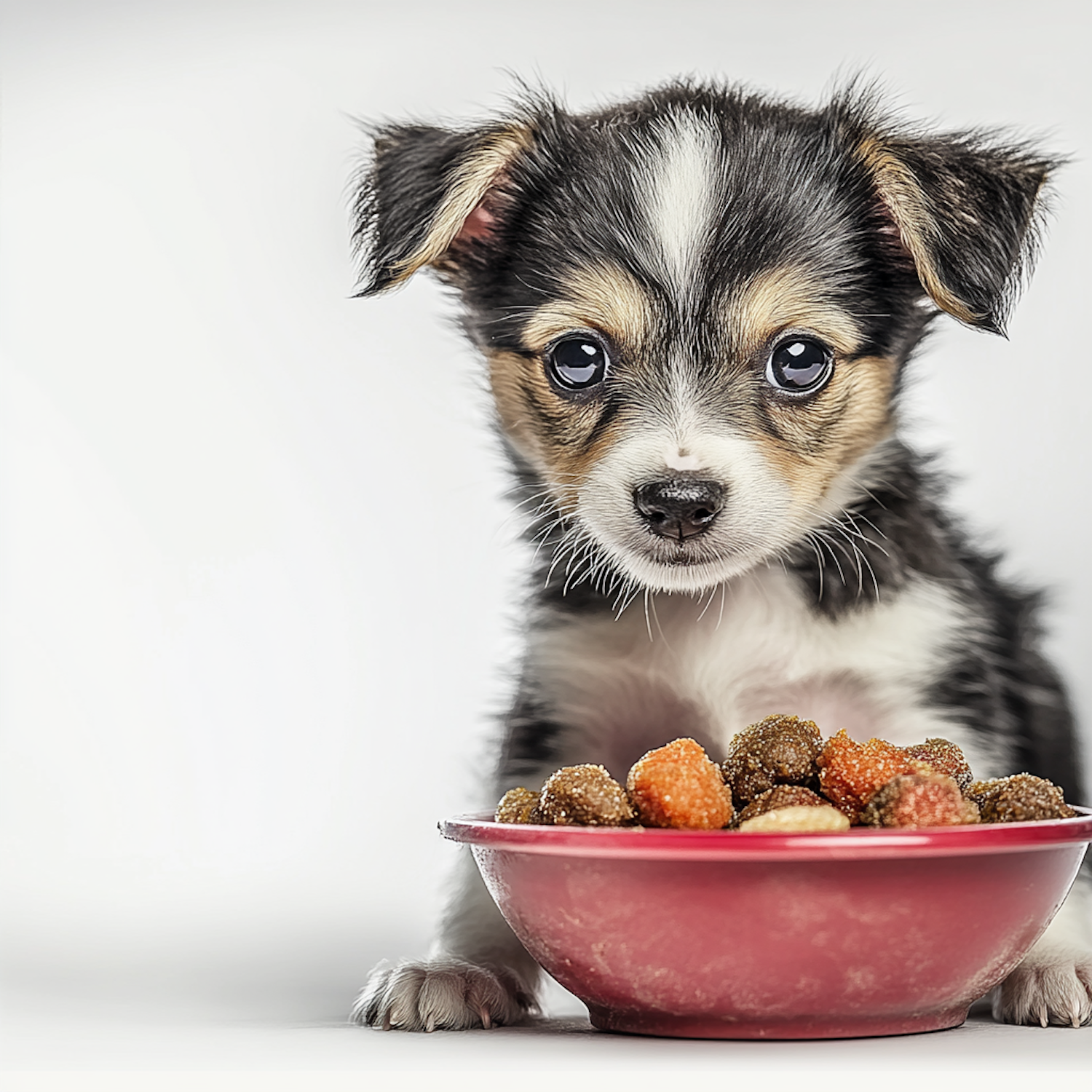 Adorable Puppy with Expressive Face