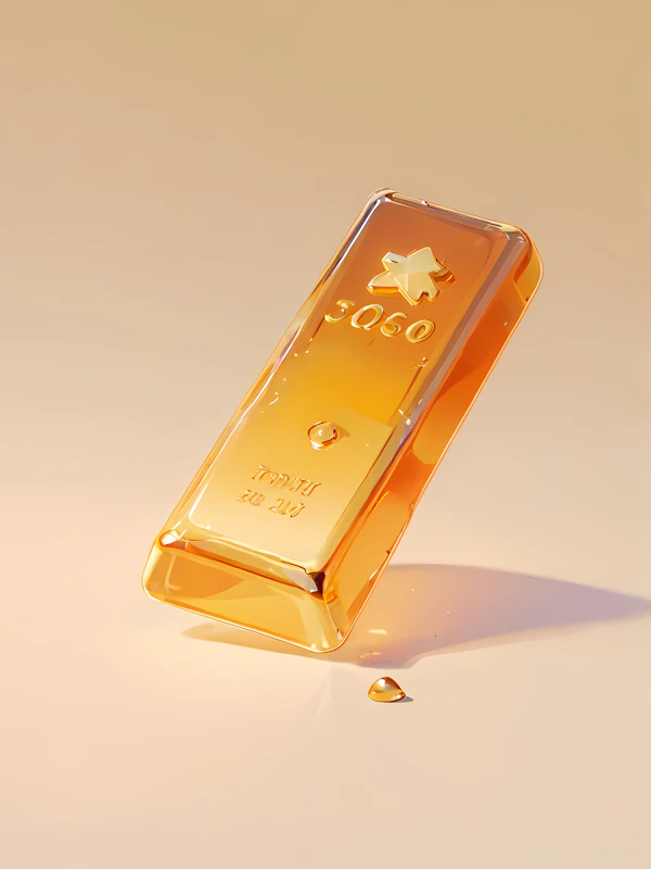 Melting Gold Bar