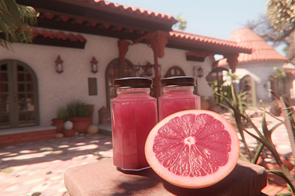 Mediterranean Grapefruit Elixir Jars