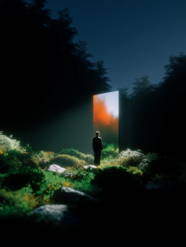 Portal in Lush Meadow