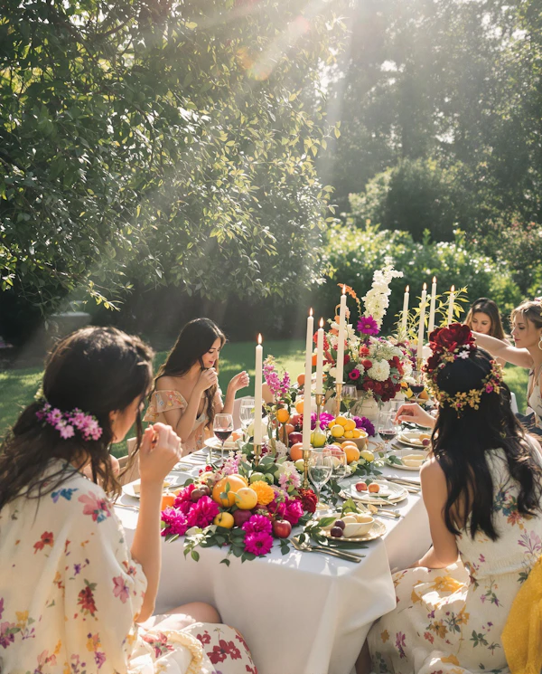 Elegant Garden Feast