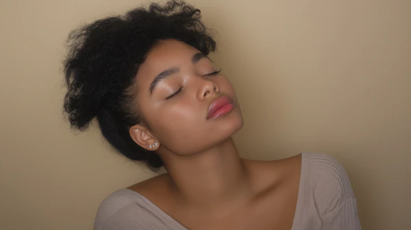 Serene Black Woman Portrait
