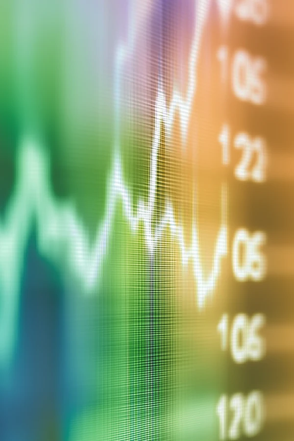 Abstract Financial Chart