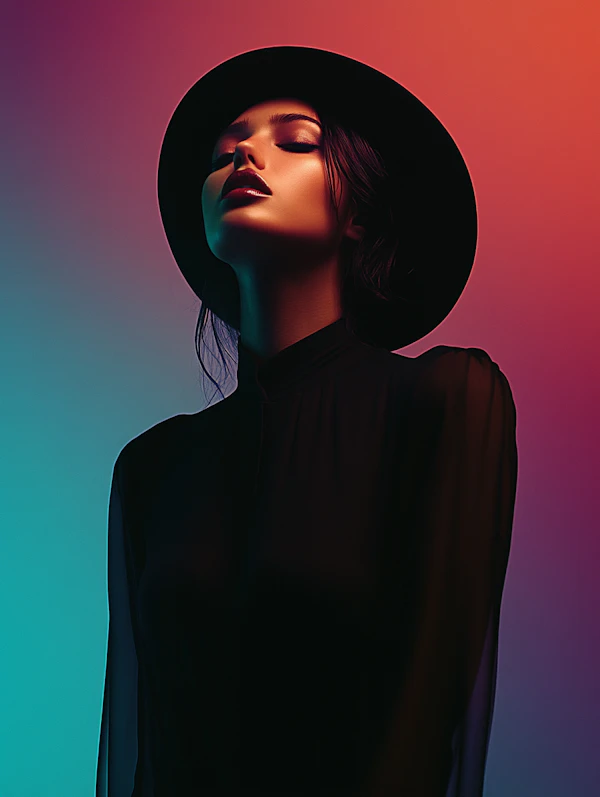 Moody Woman Portrait
