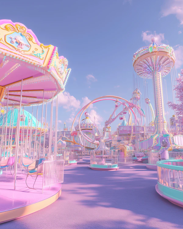 Pastel Amusement Park