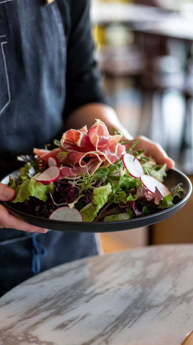 Vibrant Salad Presentation