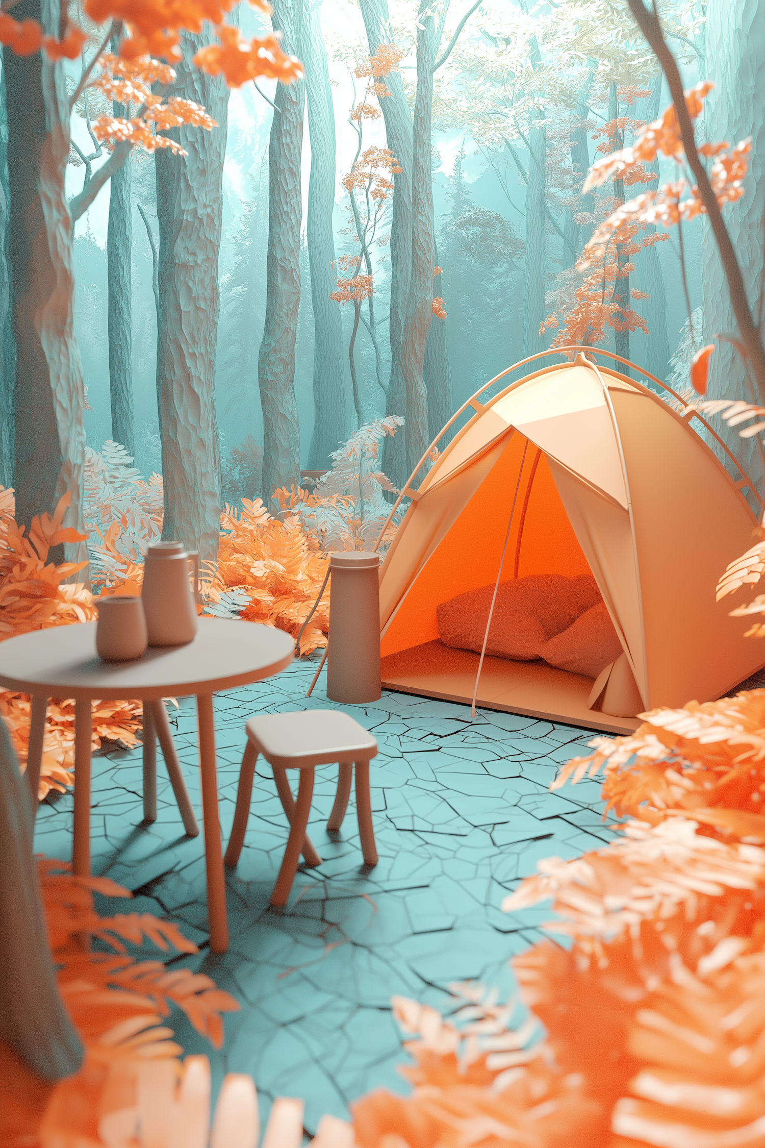 Serene Forest Campsite