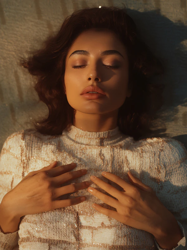 Serene Woman Resting