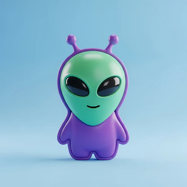 Cartoon Alien Character