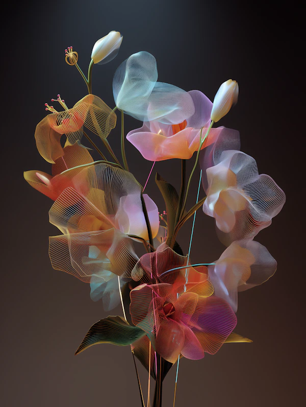 Ethereal Flower Bouquet