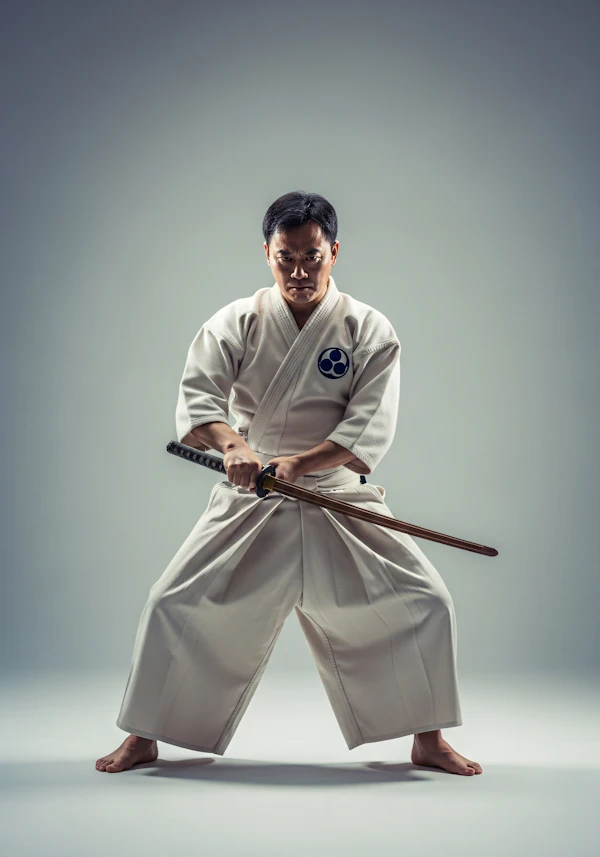 Martial Artist with Katana