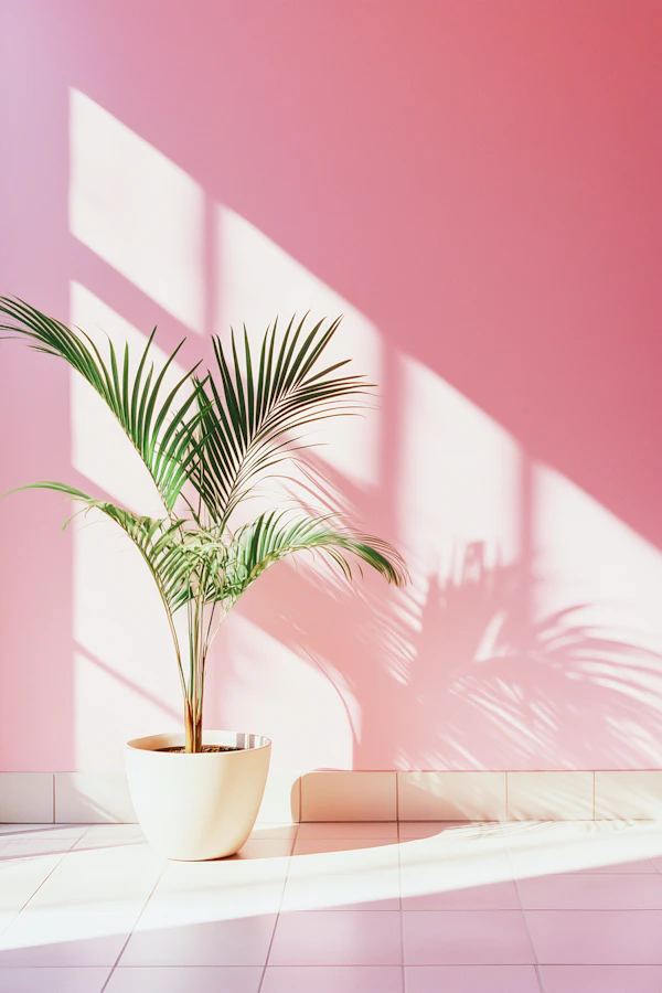 Potted Palm Decor