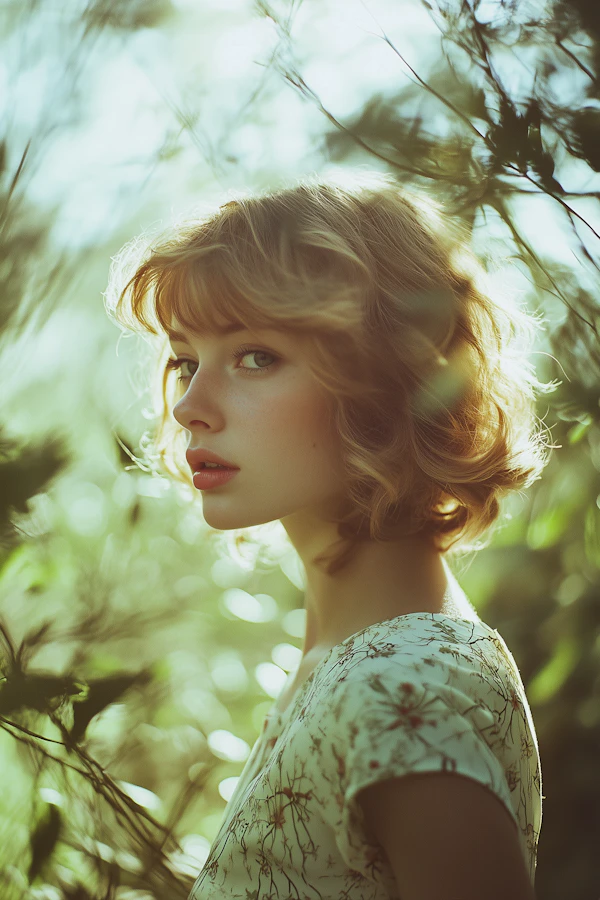 Serene Woman in Nature