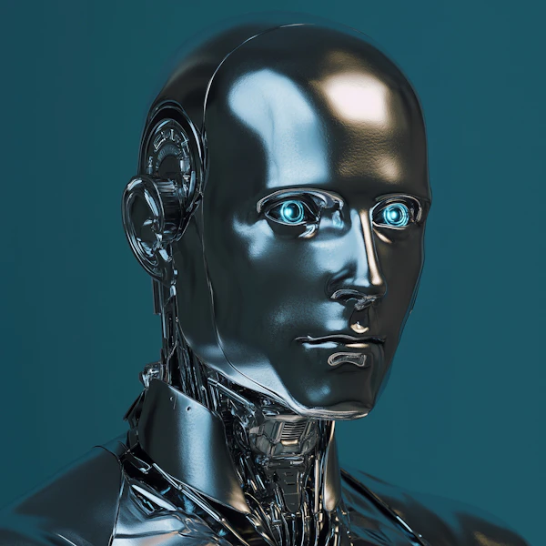 Futuristic Humanoid Robot