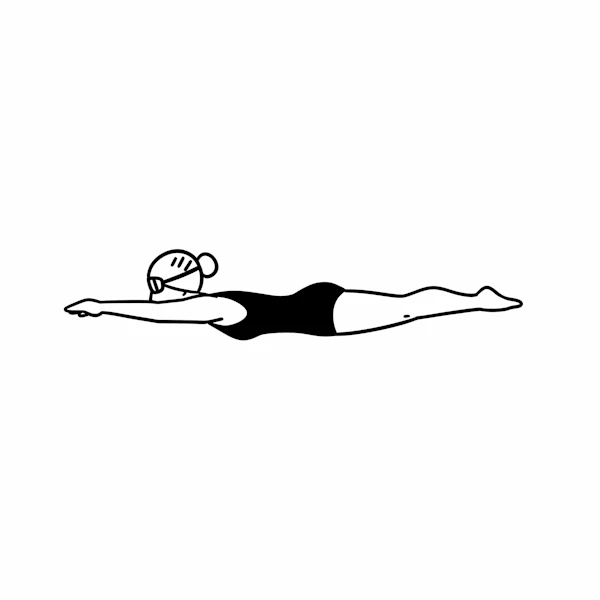 Swimmer Illustration
