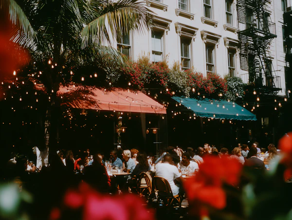 Outdoor Café Scene