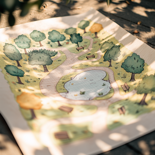 Park Layout Illustration