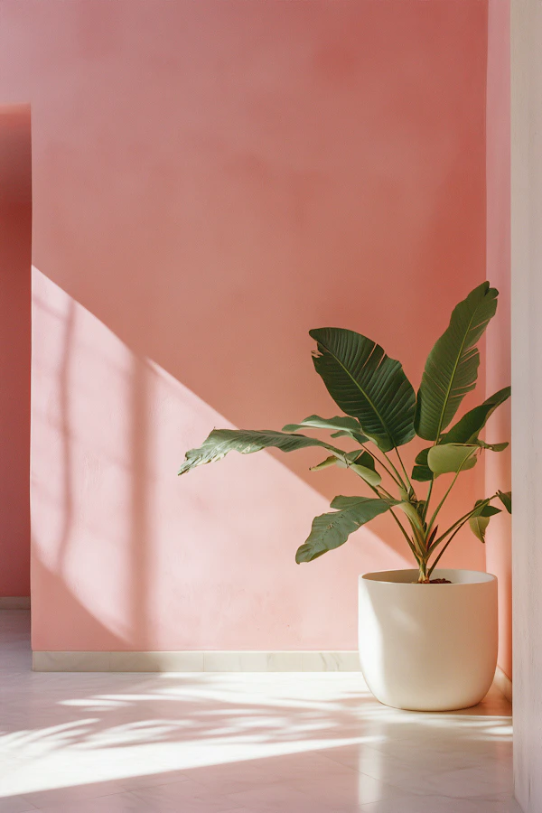 Minimalist Pink Interior