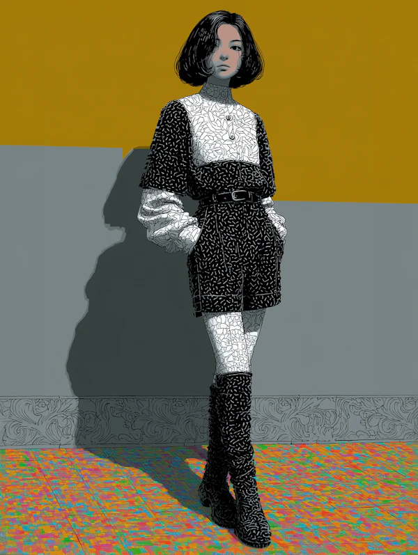 Stylized Woman Portrait
