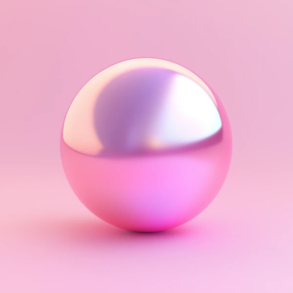 Metallic Gradient Sphere
