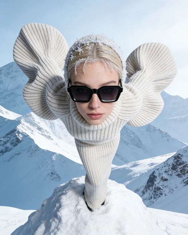 Snowy Fashion Peak