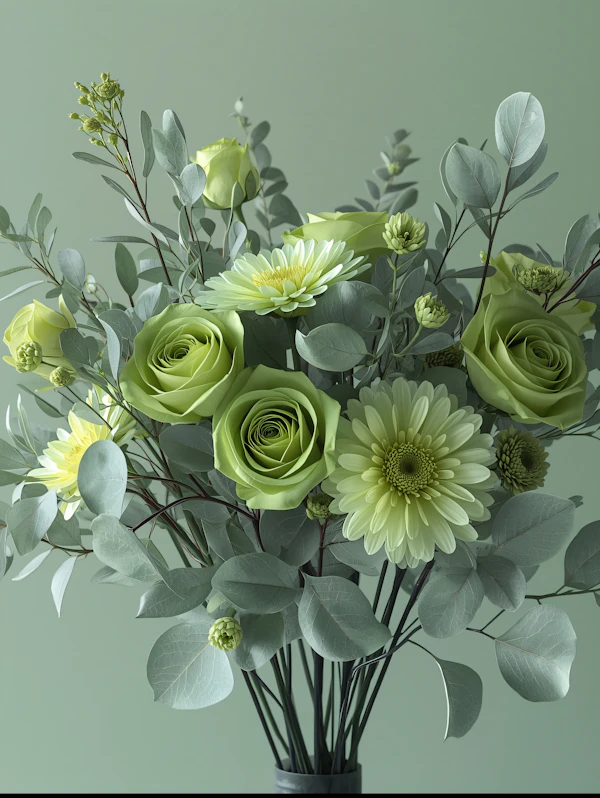 Green Floral Arrangement