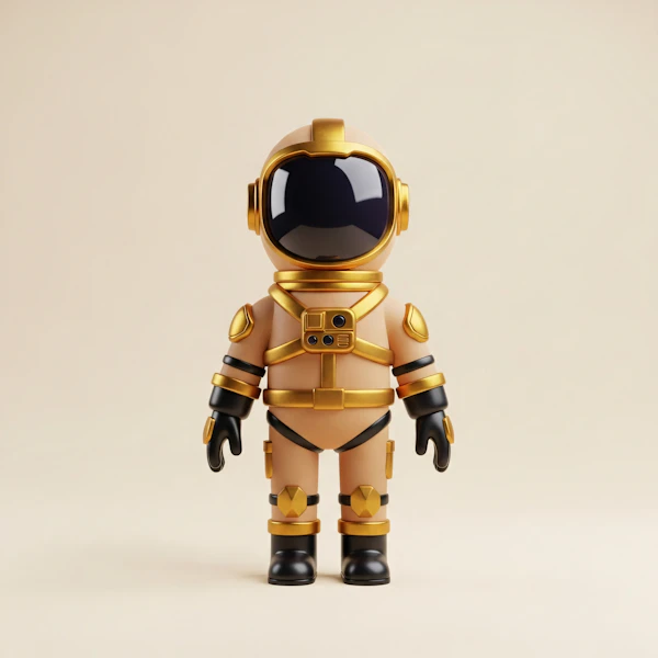 Stylized Astronaut Design