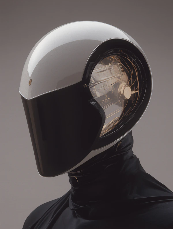 Futuristic Helmet Design