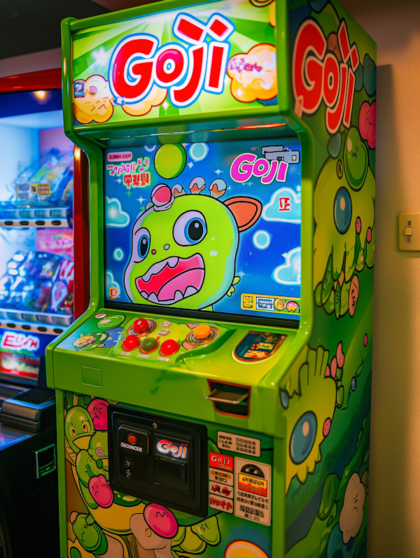 Colorful Goji Arcade Machine