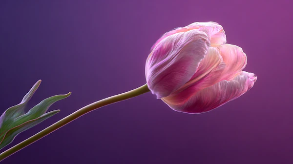 Elegant Tulip Close-Up