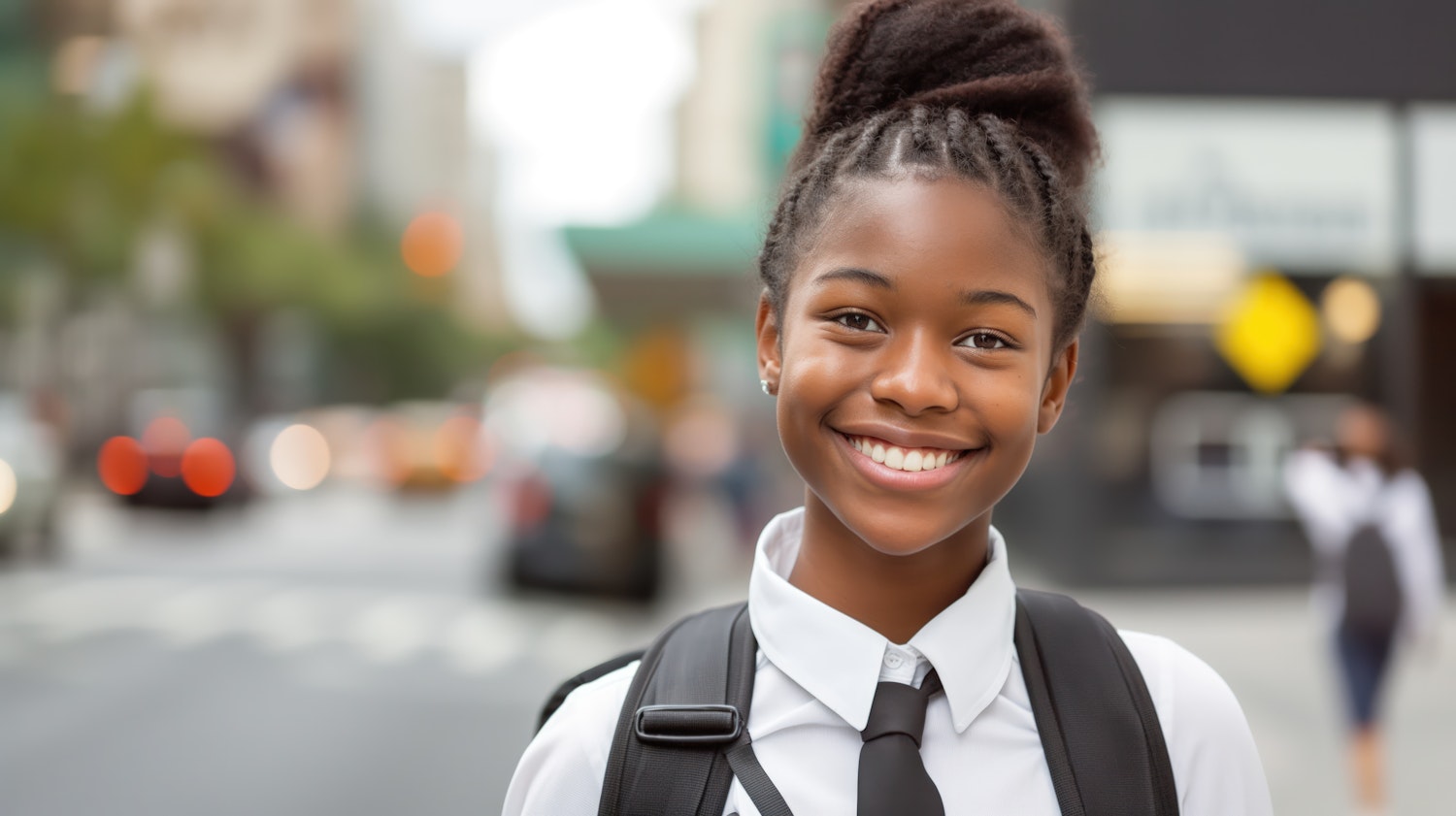 Schoolgirl in the City