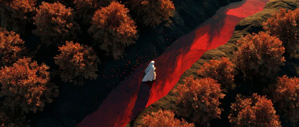 Surreal River Scene