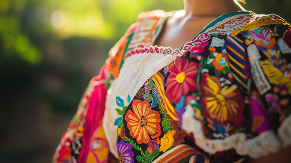 Floral Embroidered Garment