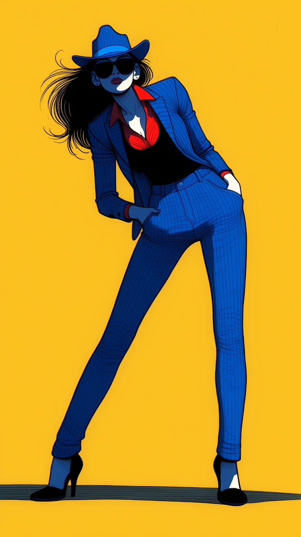 Stylized Woman Portrait