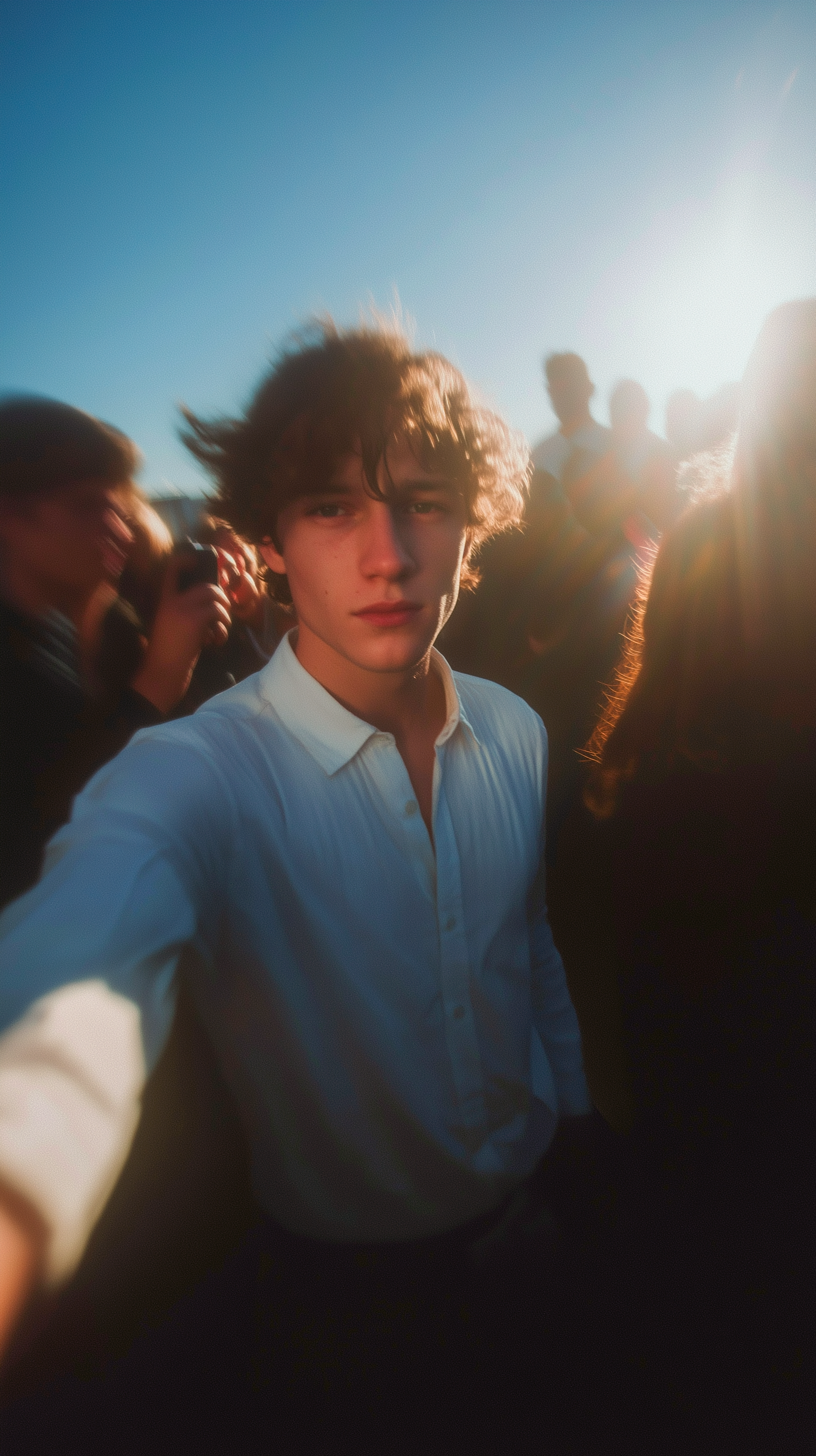 Outdoor Selfie Scene