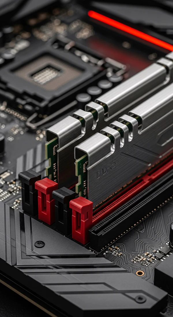 Close-Up of RAM Modules
