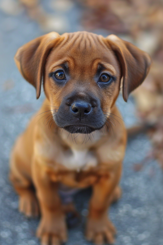 Adorable Blue-Eyed Puppy