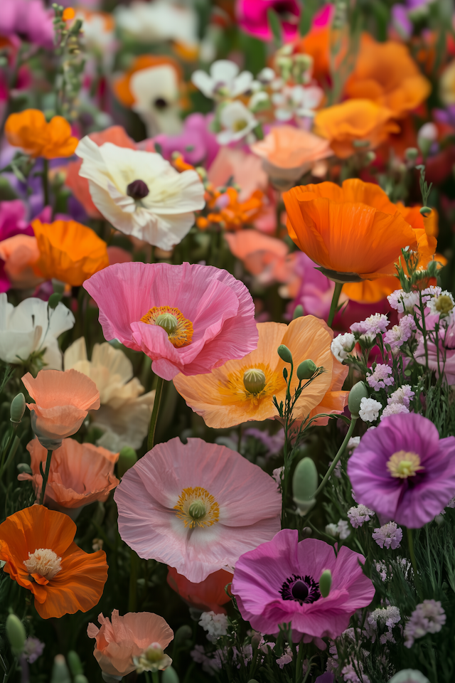 Vibrant Poppies in Bloom