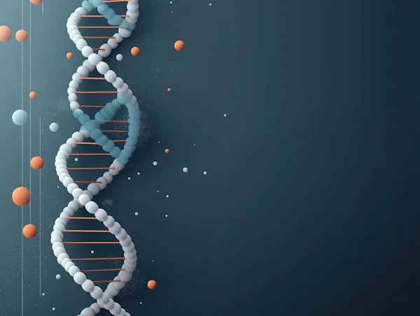 3D DNA Helix Art
